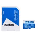 Prime UHS-I U1 Class 10 48MBps microSDHC With Adapter - 16GB