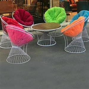 مبلمان ویلایی طرح بامبو کد 346 نفره  ویلا سازه  ارسال با باربری پس کرایه