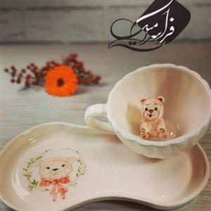 ماگ و زیر ماگی عروسکی