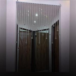 پرده کریستال نامنظم جذاب