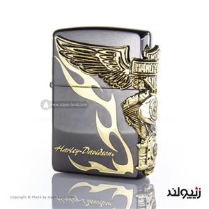 فندک زیپو اصل مدل هارلی دیویدسون طراحی ژاپن  Japan Design Zippo Lighter HDP