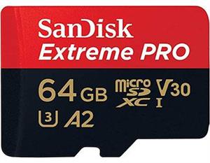 کارت حافظه microSDXC سن دیسک مدل Extreme Pro سری SDSQXCU-GN6MA ظرفیت 64 گیگابایت