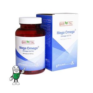 کپسول نرم مگا امگا باریویتال بسته 30 عددی