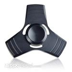 اسپینر دستی فلزی سه پر رنگ مشکی مات  Metal Hand Spinner Black Matte