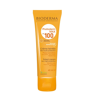  کرم ضدآفتاب مکس کرم پودری رنگی SPF100 بیودرما 