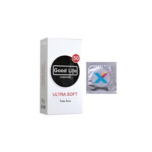 کاندوم گودلایف مدل Ultra Soft بسته 12 عددی به همراه کاندوم مدل X 