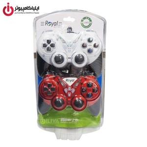 دسته بازی شوک دار رویال مدل 890D Royal Dual USB Gamepad 