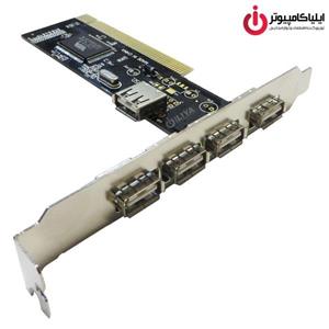 کارت PCI پنج پورت USB برند امگا  Omega 5Port USB2.0 PCI Card