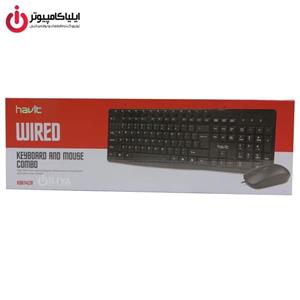 کیبورد و ماوس USB هویت مدل HV-KB614CM Havit HV-KB614CM USB Keyboard And Mouse