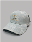کلاه کپ کتان برند CHANEL اورجینال آبی آسمانی کد 4934