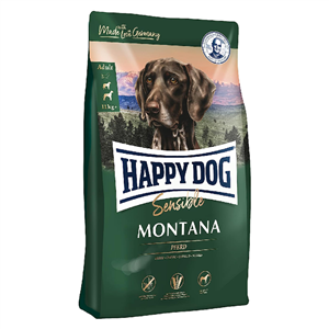 غذای خشک سگ بالغ هپی داگ 4 کیلویی مدل Happy Dog Supreme Sensible Montana Peerd 