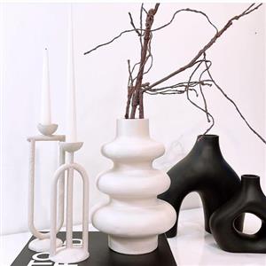 گلدان دکوری مدل حلقه ای