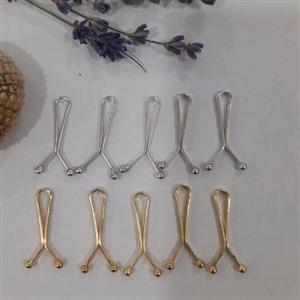 پک  10 تایی گیره روسری ساده