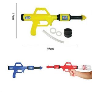 تفنگ ابپاش و بطری خور bt1054 موجود در سه رنگ قرمز  و ابی و زرد