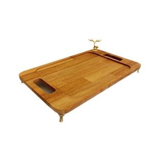 سینی چوبی پایه دار  راش