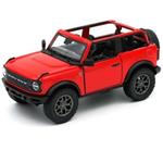 ماشین فلزی فورد برانکو 2022 کروک کینسمارت Kinsmart کینزمارت 2022  Ford Bronco (Open Top)رنگ قرمز