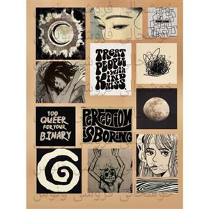 پک استیکر تم ساز کلاسیک کاربردی و اسکرپ بوک 