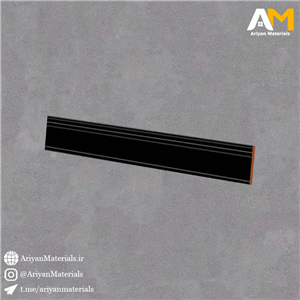 قرنیز طرح مشکی خط دار