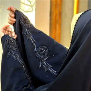 چادر عربی جده ندا قطری اصل با دوخت مزونی و قیمت بی نظیر