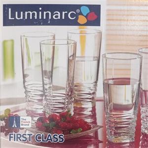 سرویس لیوان لومینارک فرانسوی 6 عددی  به سفارش امارات متحده لیوان بلور  لیوان شربت  پذیرایی بلور