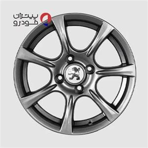 رینگ 7 پر نقره ای.سایز 15 اینچ 4 عددی.