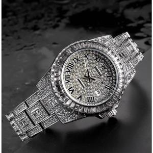 ساعت رولکس قاب و بند فول نگین