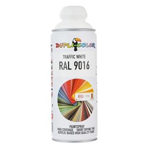 اسپری رنگ سفید ترافیک دوپلی کالر مدل Ral 9016 حجم 400 میلی لیتر Dupli Color Ral 9016 Traffic White Paint Spray 400ml