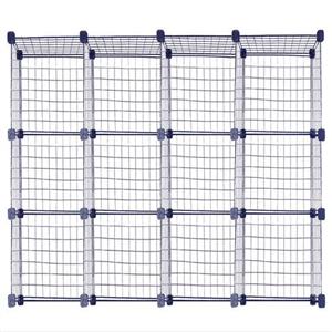 ست قفسه مشبک سه طبقه در چهار ردیف سایز 32x32