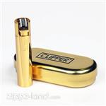 فندک کلیپر اصل رنگ طلایی مات  Original Clipper Lighter Golden Color