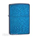 فندک زیپو اصل کد 24948  Original Zippo Lighter Iced Diamond Cerulean