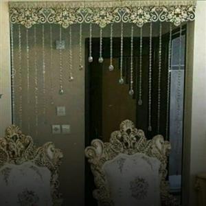 پرده کریستال درجه یک  مدل هلال