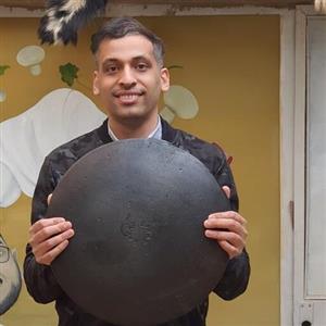 ساج ووک چدنی سایز 33 سانتی نان پزی