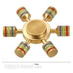 اسپینر دستی فلزی شش پر مدل کاپیتان  Captain Metal Hand Spinner