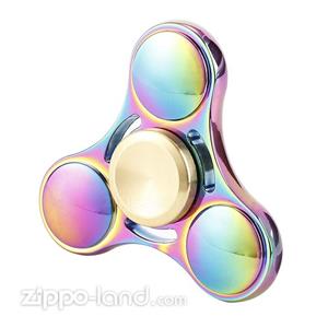 اسپینر دستی فلزی سه پر مدل دایره هفت رنگ  Circle Colored Metal Hand Spinner