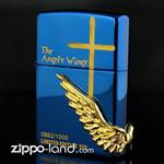 فندک زیپو اصل مدل بالهای فرشته بدنه رنگی طراحی ژاپن 