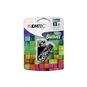 فلش مموری امتک مدل سویول EMTEC SWIVEL ظرفیت 8 گیگابایت 