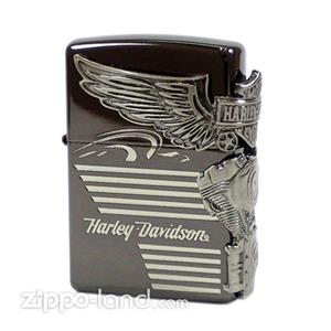 فندک زیپو اصل مدل هارلی دیویدسون طراحی ژاپن  Japan Design Zippo Lighter HDP-25