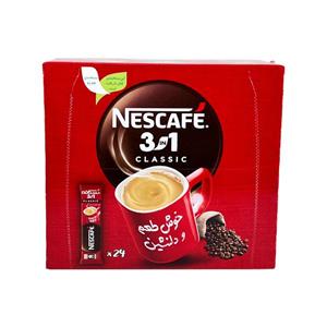 قهوه فوری ۳ در ۱  نسکافه بسته 24 عددی
