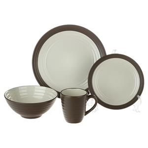 سرویس غذاخوری 16 پارچه استون ور مدل ST7213-BW Stonewaer ST7213-BW Dinnerware Set 16 Pcs