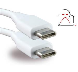 کابل USB-C به USB-C ال‌ جی مدل EAD63687001 طول 1 متر LG EAD63687001 Type C To Type C Cable 1m