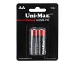باتری دوتایی قلمی Uni-Max Power Alkaline