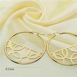 گوشواره حلقه ای طرحدار