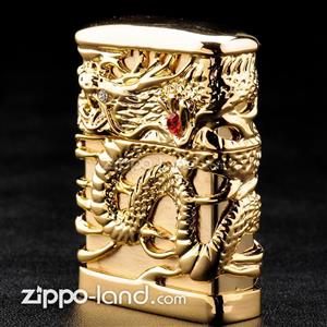 فندک زیپو اصل طرح اژدها طلایی طراحی ژاپن  Japan Design Zippo Lighter Dragon Jacket – TR BSF 1200