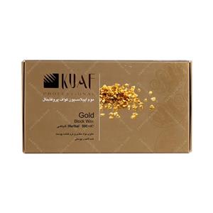 موم اپیلاسیون کواف مدل block wax gold حجم ۵۰۰ میلی لیتر 
