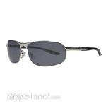 عینک آفتابی زیپو   کد OB27-01 فریم رنگ نقره ای  Original Zippo Wrap Sunglasses Silver Metal Trim