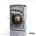 فندک زیپو اصل مدل چشم اژدها  Japan Design Zippo Lighter Dragon Eye