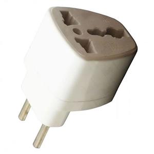 دوشاخه تبدیل برق مدل سه به دو SIMA Power Converter 