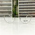 فریم عینک طبی فلزی مارک ونیز طرح دایره ای رنگ نقره ای در عینک کاسپین بوشهر