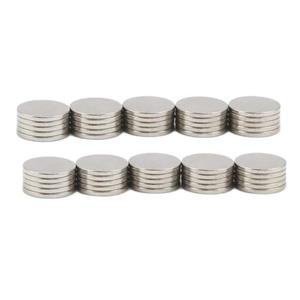 آهنربا نئودیمیوم سایز 10x1mm میلیمتر  سوپر مگنت دیسک بسته 50 عددی