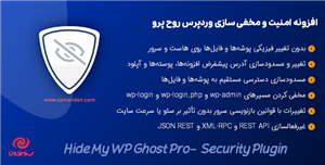 افزونه امنیت و مخفی سازی وردپرس روح پرو | Hide My WP Ghost Pro